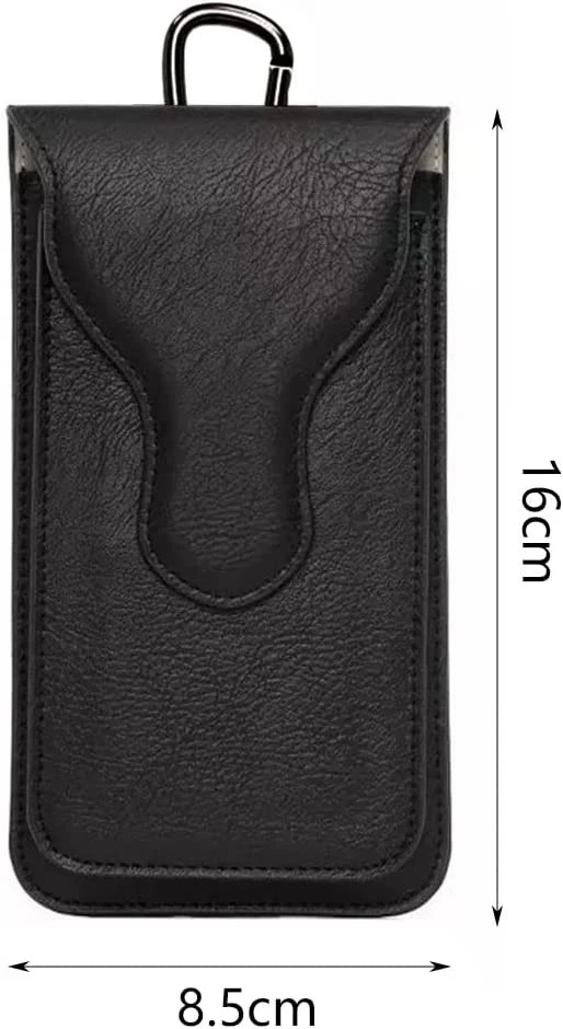 MySouq-Store حقيبة خصر وحافظات حماية وحقيبة ومحفظة عصرية من الجلد الصناعي وحزام عمودي لتخزين الهاتف - قطعة واحدة - B0C5M66LN6
