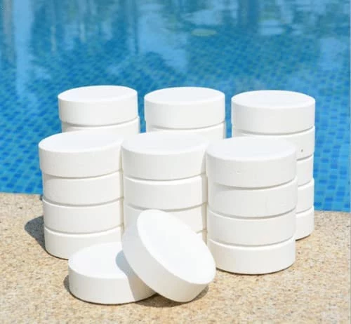 MySouq-Store, Swimming Pool Chlorine 3" Tablet Spa Hot Tubs Cleaning Tool, Pack of 15 pcs (3 Kilos) - B0C6HPMDTK