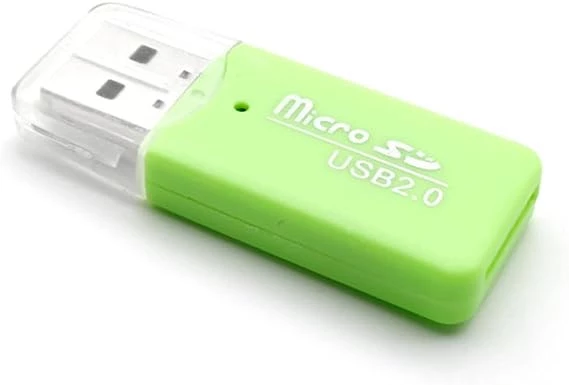 قارئ بطاقة ذاكرة محول من ماي سوق-ستور - قطعة واحدة - قارئ بطاقات مايكرو اس دي مايكرو USB 2.0 (لون عشوائي)-B0CD7YJ44L