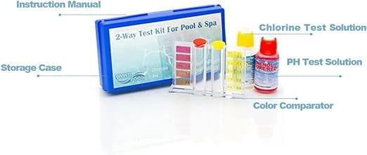 Swimming pool water test kit - urine - swimming pool - home lakes - fountains-B0CJFR6G6P