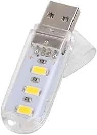 مصباح LED صغير بمنفذ USB واحد من ماي سوق-ستور، 3 مصابيح LED اس ام دي للكمبيوتر واللاب توب والنوت بوك والجوال وشاحن الطاقة ومصباح القراءة (3 ليد، ابيض)-B0CJQGRJ6S