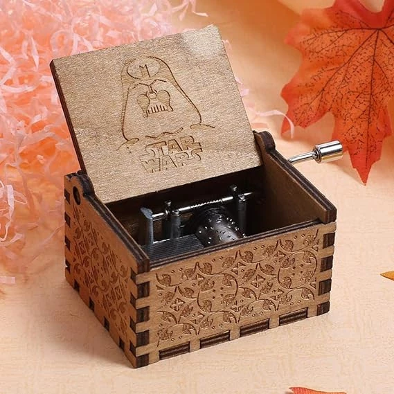 Romilis Gift Store Star Wars Music Box (Wooden)-B0831S8SHP