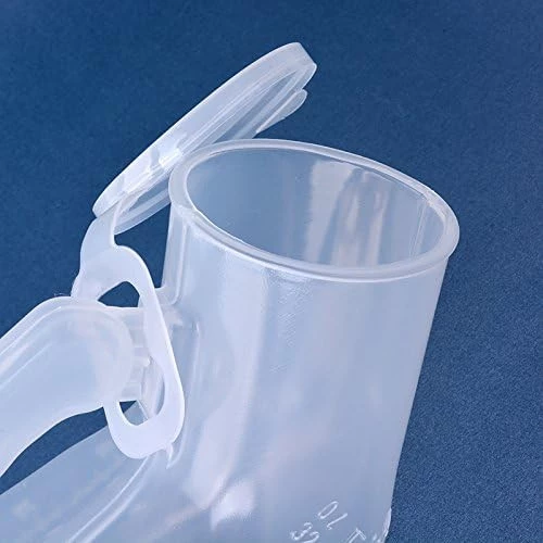 زجاجة تبول بلاستيكية محمولة للسفر للرجال بسعة 1000 مل/1000 مل من جلوفليا-urinal-B01I13YBXY
