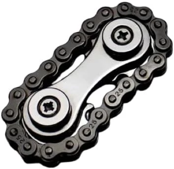 New Metal Bicycle Chain from My Souq Store [1 Piece - As Clear] Balance Wheel with Sticky Tips Gyro Fidget Spinner Anti-Stress and Anxiety, Fidget Spinner EDC and Adult Toys for Kids-B0CN3RBTHF