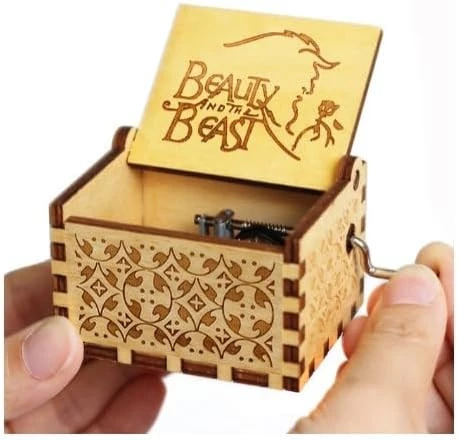 Non-Automatic Hand Arm Wooden Music Box from My Souq-Store for Christmas Gifts-B0CDNR1YFK