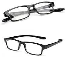 Reading Glasses for Women and Men from My Souq-Store [1 Piece (+4) - Black or Brown with Flexible Pop-up Frame- B0CMV5VVGK