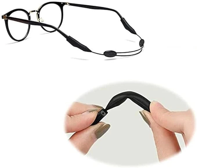 MySouq-Store 1Pcs/25Cm Adjustable Eyewear Retainer Sports Sunglasses Strap Safety Glasses Holder Kids Women Men Reading Glasses Accessories New-B0CRXM5CNR