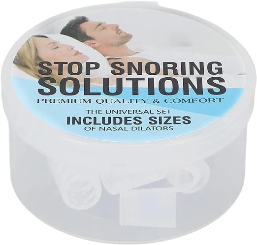أداة تنفس لمنع احتقان الأنف يساعد على منع الشخير أثناء النوم من ماي سوق، جهاز مساعد على التنفس لتخفيف الشخير ومنع الاحتقان، أداة علاج الشخير، 8 قطع