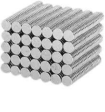 50 قطعة من مغانطيسات دائرية صغيرة N35 من النيوديميوم بقطر 4 × 4 ملم من ماي سوق ستور 5 × 1 ملم