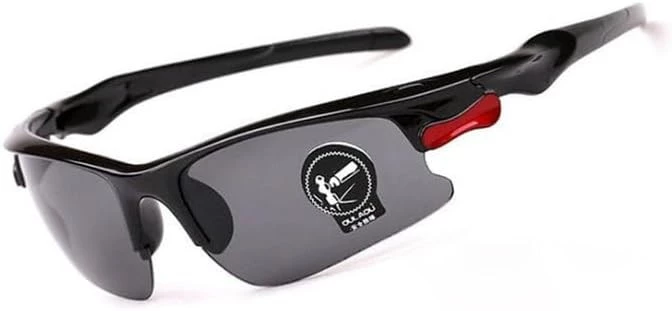 نظارات شمسية مقاومة للانفجار للرجال من ماي سوق ستور [قطعة واحدة] [اسود] نظارات شمسية لركوب الدراجات في الهواء الطلق