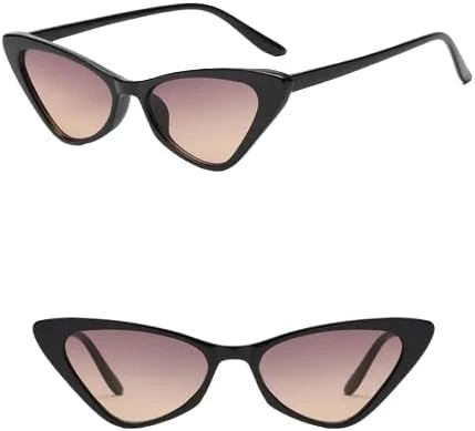 MySouq-Store Men's Fashion Women's Luxury Cat Eye Sunglasses Triangle Vintage Design UV400 Sun Glasses Unisex Classic Small Outdoor Goggle Shades