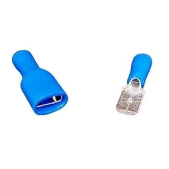 Mysouq-Store Fully Insulated Electrical Connector Set [75 Male + 75 Female] [Random Color Set] - Fully Insulated Electric Connectors FDD/FDFD, Cold Pressure Wire Cable Plug Set