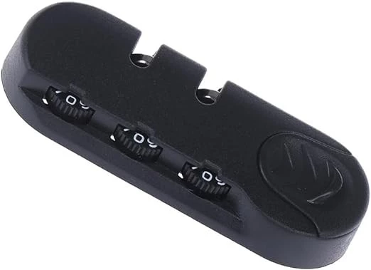 mysouq-store 1pcs - 3 ملحقات قفل مجمعة رقمية للأكياس قفل حقيبة سفر حقيبة سفر قفل قفل أسود تركيبة قفل