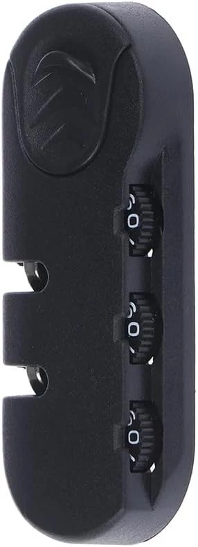 mysouq-store 1pcs - 3 ملحقات قفل مجمعة رقمية للأكياس قفل حقيبة سفر حقيبة سفر قفل قفل أسود تركيبة قفل