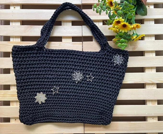 Handmade Crochet Handbag from Mai Souk Store 35 × 27 × 7 cm - Handmade Corchet Ladies Handmade