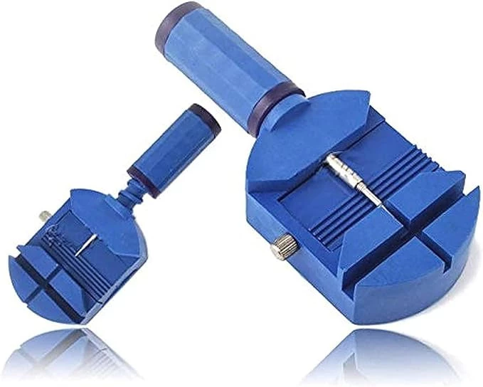 Watch strap adjustment and repair tool and pin removal tool