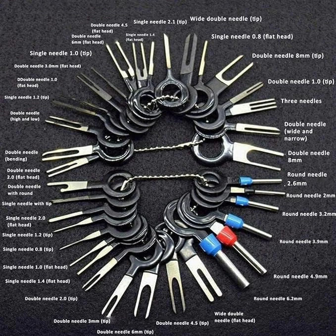 مجموعة أدوات إزالة أطراف الأسلاك من ماي سوك-ستور، أدوات سحب أسلاك السيارة (26 قطعة).