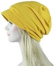MySouq-Store 1 قطعة قبعة شتوية جديدة للرجال والنساء ذات جودة عالية بلون هيب هوب مترهل للجنسين قبعة شتوية محبوكة (YL)