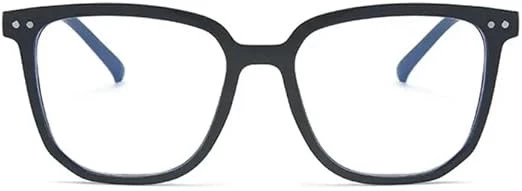 اطار نظارة مربع كبير الحجم للنساء والرجال من ماي سوق-ستور، اطار نظارة بصرية للكمبيوتر - اسود-B0D9BW97VG
