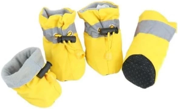 My Souq Store Waterproof Anti-Slip Rain for Small Cats Chocolate Expression Bathroom Pets [4pcs/set] (Yellow, 4)-B0CRC533HW