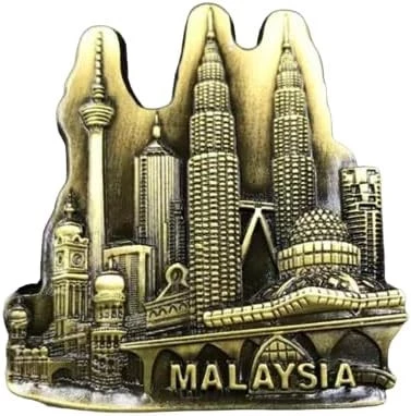 -MySouq-Store Metal 3D Cute Magnet Fridge Sticker Magnet Decoration Home Souvenir As Shown (MALAYSIA)-B0DCBZTHVY