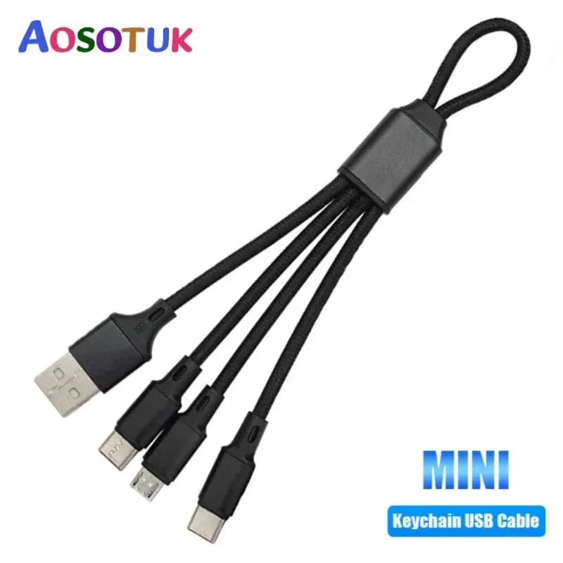 3 in 1 USB Type C cable from My Souq Store for iPhone 13 12 11 XS-B0DBGJK1NC