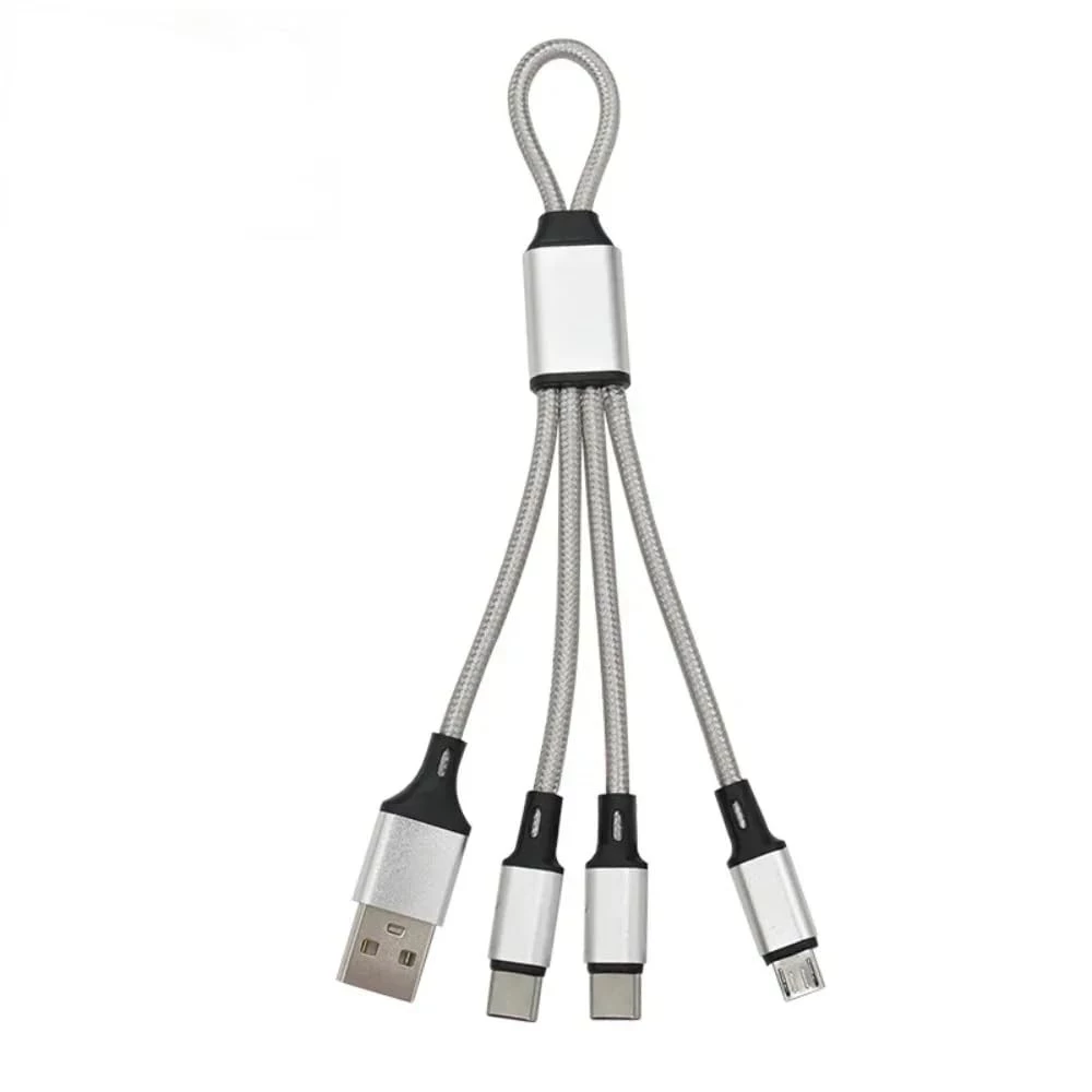 3 in 1 Keychain from My Souq-Store, USB Type C Cable for iPhone 13 12 11 XS-B0DBGKVMMJ