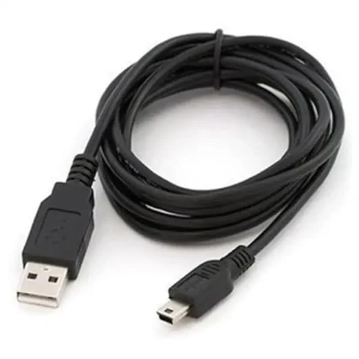 MySouq-Store [1 قطعة - 100 سم - 26 جرام - أسود] 1 USB 2.0 5Pin Mini USB إلى USB A شاحن بيانات سريع كابلات الطاقة V3 للسيارة DVR GPS TV PS3 HDD صندوق القرص الصلب المحمول-B0DDH9KB7D