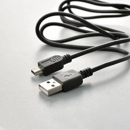 MySouq-Store [1 قطعة - 80 سم - 20 جرام - أسود] 1 USB 2.0 5Pin Mini USB إلى USB A شاحن بيانات سريع كابلات الطاقة V3 للسيارة DVR GPS TV PS3 HDD صندوق القرص الصلب المحمول-B0DDH1949L