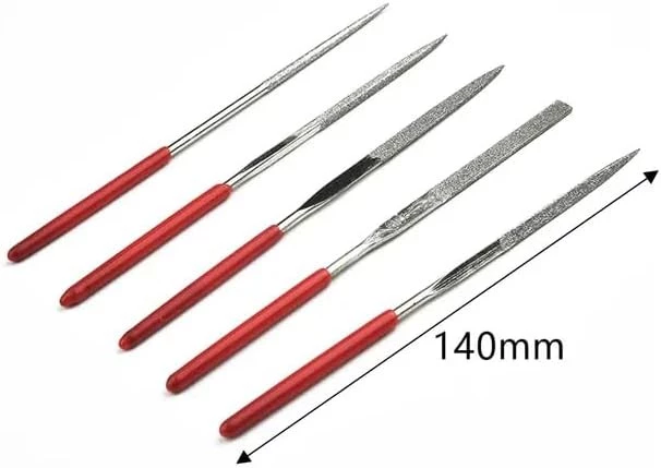 Mini 6 Piece 3 × 140mm Mai Souq-Store Needle Cooler Set, Hand Tools for Wood Sculpture, Metal Crafts, Glass, Stone and Stainless Steel (PE Shape) -B0DDW7RSLX