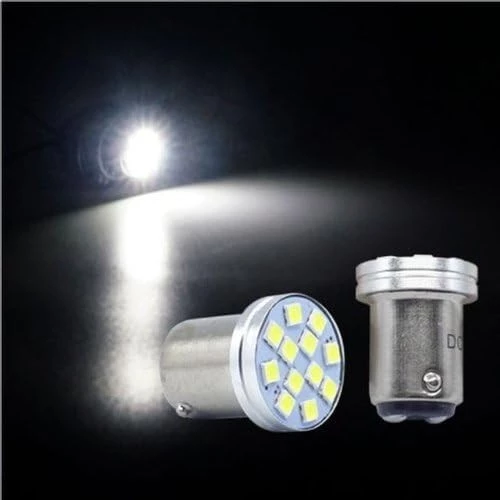 MySouq-Store Pair of 12V 12 LED Light Bulb, BA9S Base, White, for Car Door Lights - -B0DF5JZM4G