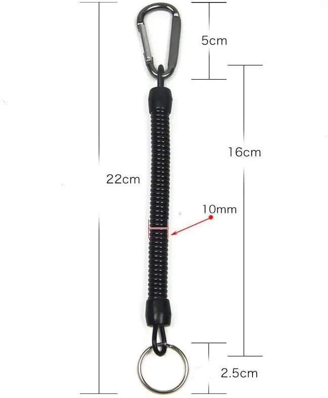 Zanberky Tactical Outdoor Rope from My Market-Store, Zanberky Rope for hiking, camping, anti-lost hunting, phone key chain, backpack and spring belt (random color) -B0DF6RB4J2