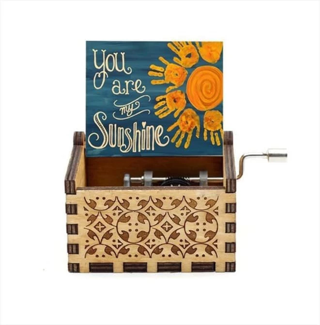 New Edition U RMI Sunshine Music Box from Mai Souq-Store, Handmade Music Box with Five Knots-B0DF6Q23QJ