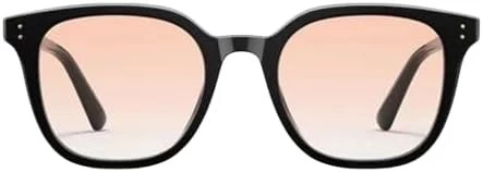 My Souq Store New Gradient Dark Pink Sunglasses with Black Frame for Women, Fashion Sunglasses 14cm Width_B0DFMCQ37Z