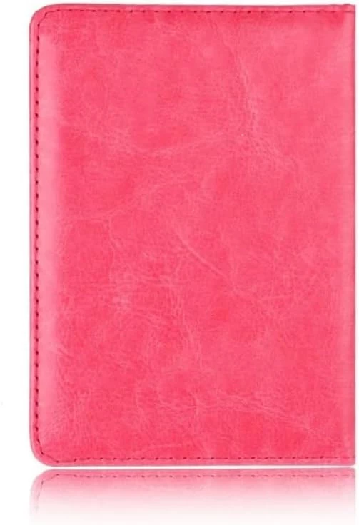 My Souq-Store Faux Leather ID and Passport Holder Wallet, 1 Piece, Color May Vary Slightly (Pink), Navy, Unisex Adult-B0DC5N7PYG