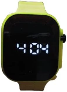 My Souq Store Digital Watch for Children, Luminous Electronic Watch for Children Boys and Girls, Student Watch 2024 (Light Yellow)-B0DHWBK4C9