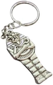 My Souq-Store Antique Silver Keychain, Ancient Egypt Ramses Keychain 4.5cm, 1 Piece-B0DHXY8PNY