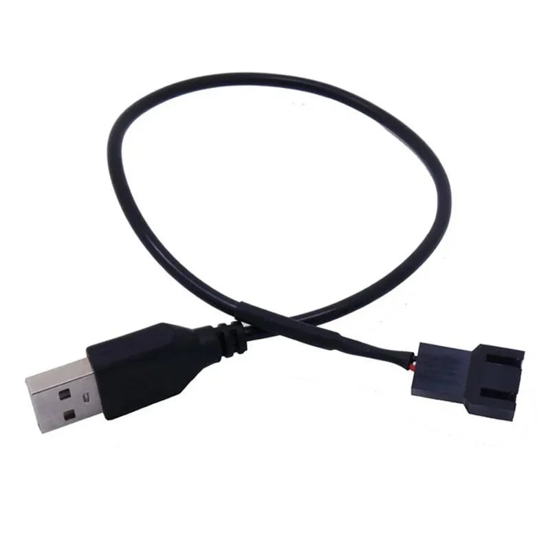 كيبل محول مروحة كمبيوتر USB الى 4 دبابيس/3 دبابيس من ماي سوق.كو ستور، كيبل طاقة 5 فولت الى 12 فولت، 3 دبابيس او 4 دبابيس مروحة الى محول USB 30 سم (3 دبابيس)-B0DHNY93HQ