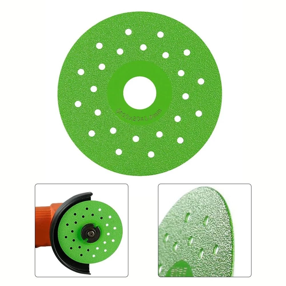 My Souq Store 4 Inch Ultra Thin Cutting Disc [1pc] for Porcelain, Glass, Ceramic, Tile, Diamond, High Quality Heat Resistant Diamond Saw Blade, -B0DJM2P7MV