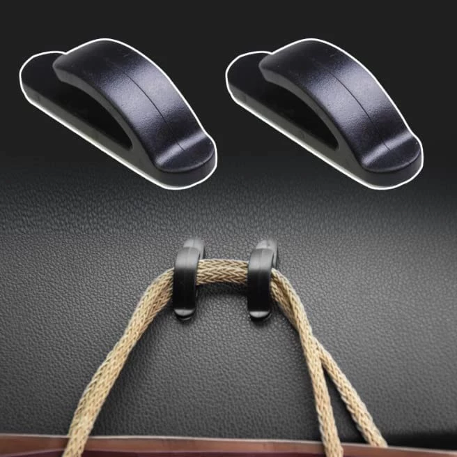 5pcs Mini Car Hooks Self Adhesive Durable Small Holder Interior Garbage Bag Auto Organizer Ornaments For Car Truck SUV B0B1G1SXRB