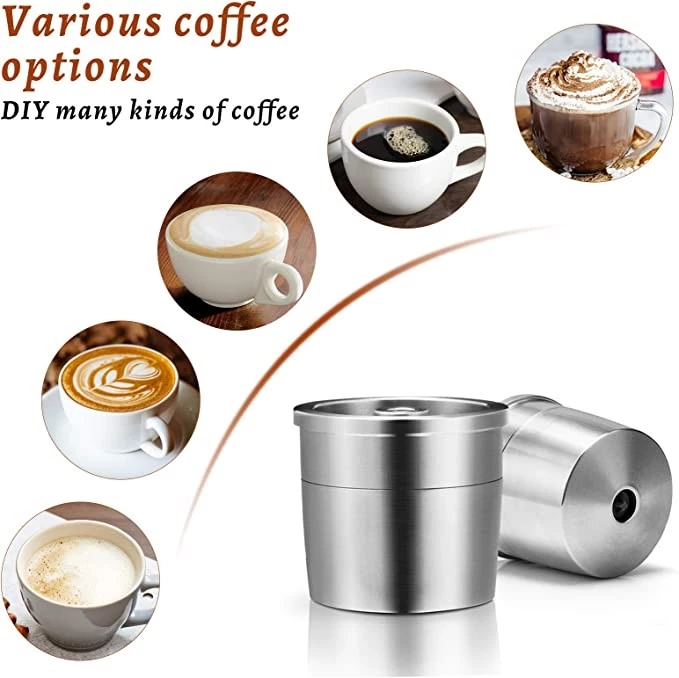 كبسولة قهوة قابلة لإعادة الاستخدام قابلة لإعادة الاستخدام ، كبسولة قهوة من الفولاذ المقاوم للصدأ Bresuve ، فلتر قهوة إيطالي مركّز متوافق مع آلة صنع القهوة ILLY لـ - x9 x8 x7.1 Y5 Y3 Y1.1  -B07WGD5Y9G-