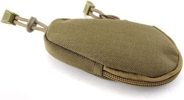 Key Wallets Holder Men New Design EDC Keys Organizer Keychain Bag Out Door Army Camo Pack Purse Army Keyring (Browne)