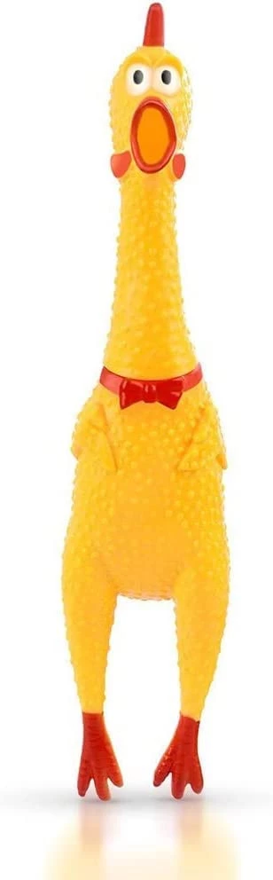 31 CM Screaming Chicken Squeeze Sound Toy Pets Shrilling Decompression Tool - B0BQF9WJYV