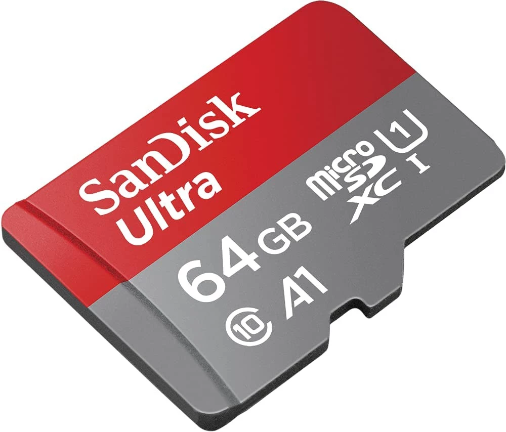 B073JYVKNX- سانديسك بطاقة ذاكرة متوافقة مع متعدد - بطاقات مايكرو اس دي ذات سعة ممتدة - 64 GB SDSQUAR-064G-GN6MN