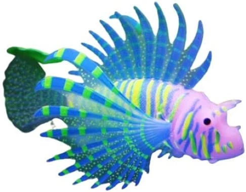Aquarium ornaments artificial fake fish marine tropical fish luminous aquarium landscaping plastic ornaments - B0BSCF2Z1B